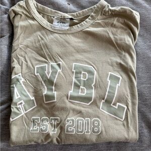 AYBL Kids Short Sleeve Tee - Khaki